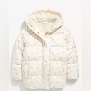Old Navy Sherpa Puffer Jacket Girls Plus Size 18